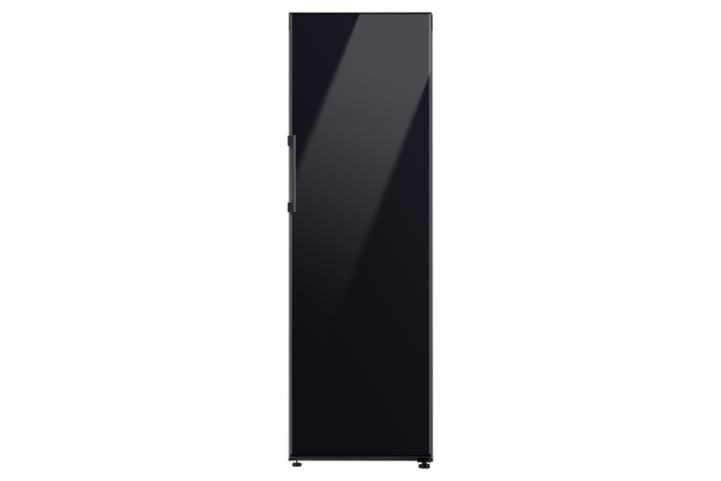 (Samsung Refrigerator RR39T740522/ML (384L capacity, All-Around Cooling, 6 shelves, 7 door pockets, 2 drawers, top & side LED, dairy compartment, reversible door, inverter compressor, clean black design, energy class A