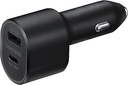 Samsung Ultra Fast Dual Car Charger (45W+15W) Dual Ports USB-C & USB-A