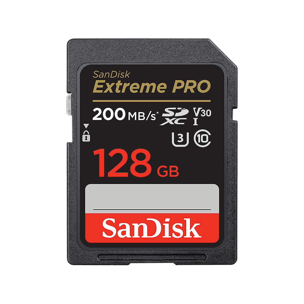 SanDisk Extreme PRO SDXC UHS-I Card 128GB (200 MB/s)