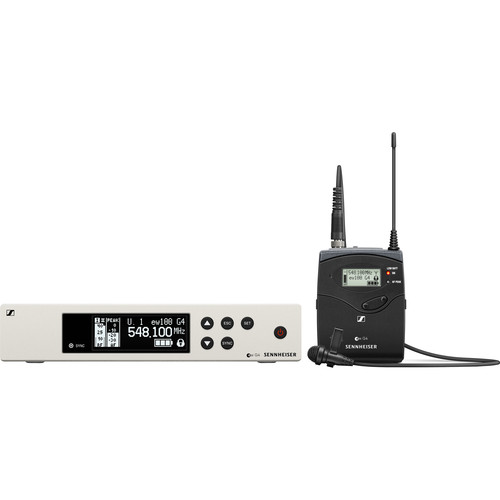 Sennheiser EW 100 G4-ME 2-II Wireless Bodypack System with ME 2-II Omnidirectional Lavalier Microphone