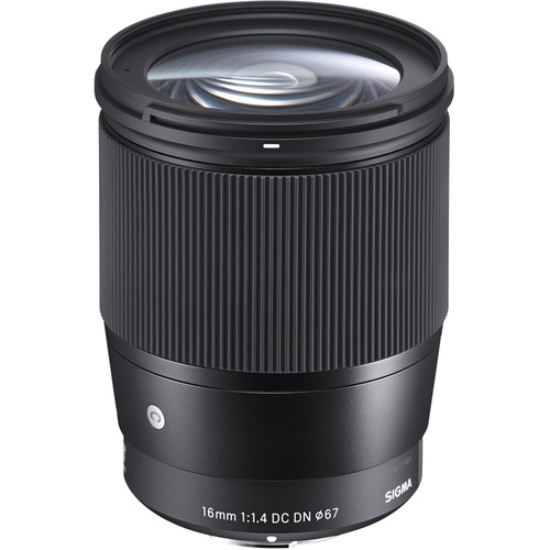 عدسة سيغما 16مم f/1.4 DC DN من سلسلة كونتمبوراري لسوني E lens