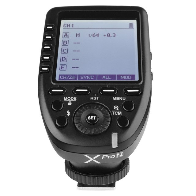Mt Godox Xpro-N TTL Wireless Flash Trigger for Nikon  Cameras