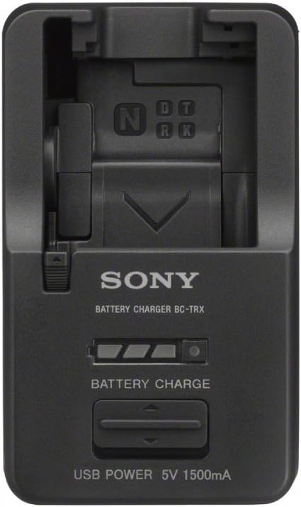 Sony BC-TRX Battery Charger for X / G / N / D / T / R / K-Series Batteries (Black)