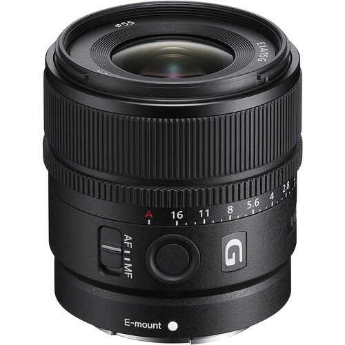 Sony E 15mm f/1.4 G Lens (SEL15F14G, APS-C E-Mount)
