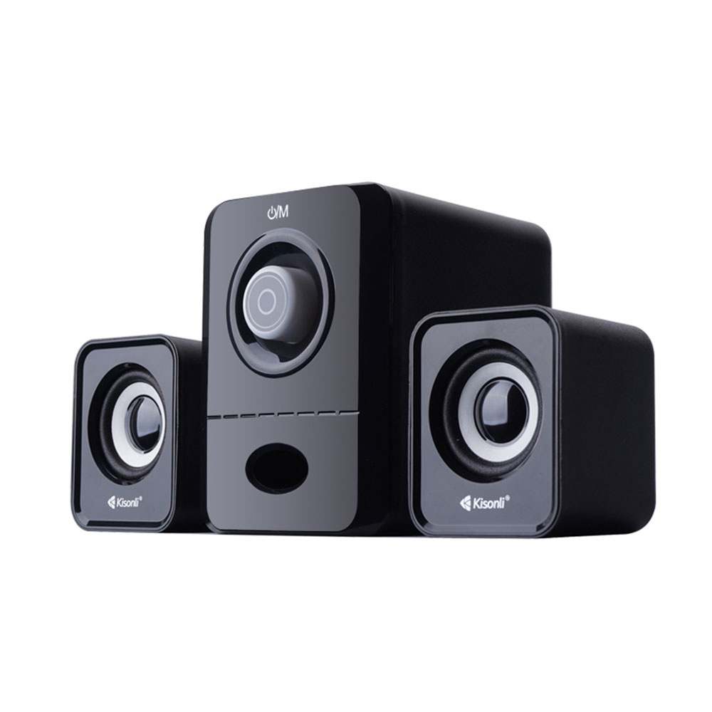 Kisonli U-2900BT Bluetooth Multimedia Speakers (5W + 2x3W, Black)