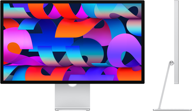 Apple Studio Display 27-inch 5K Retina with Standard Glass and Tilt- and Height-Adjustable Stand