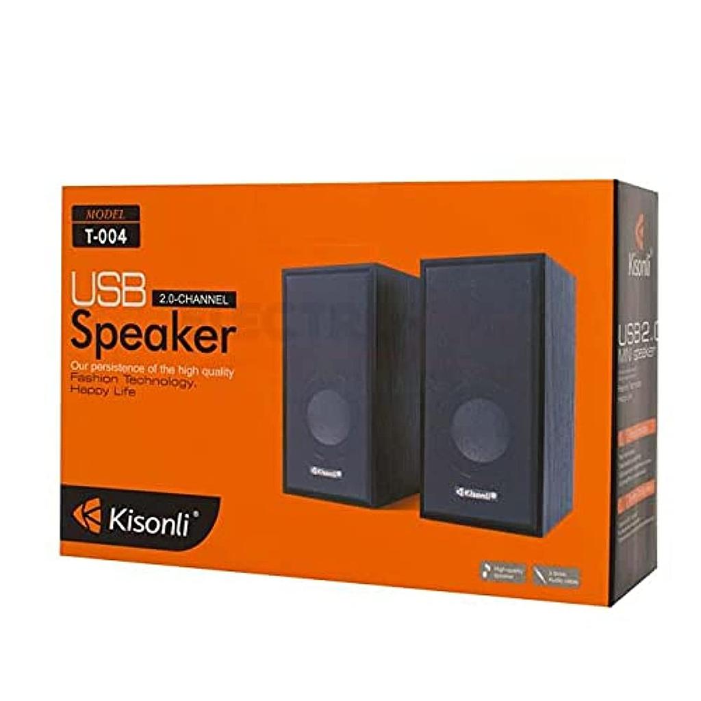 Kisonli T-004 Mini Speaker - USB Power Supply