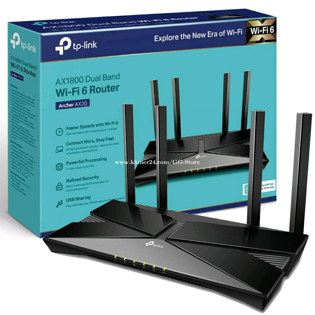 TP-Link AX1800 Dual-Band Wi-Fi 6 Router