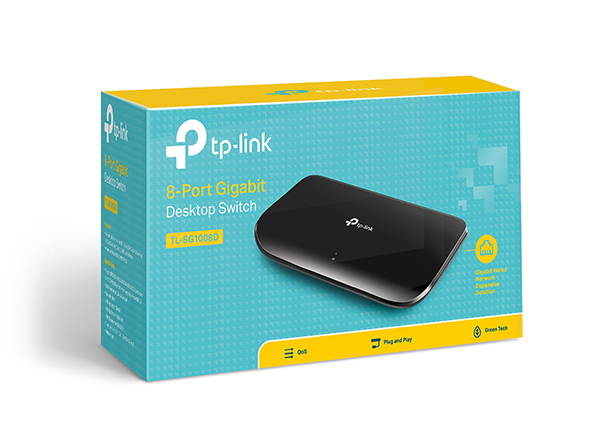 TP-Link TL-SG1008D 8-Port 10/100/1000 Mbps Gigabit Desktop Switch