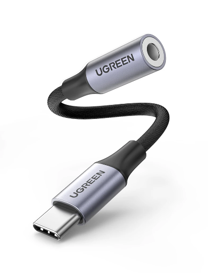 UGREEN 80154 (AV161) USB-C Male to 3.5mm Headphone Adapter with DAC