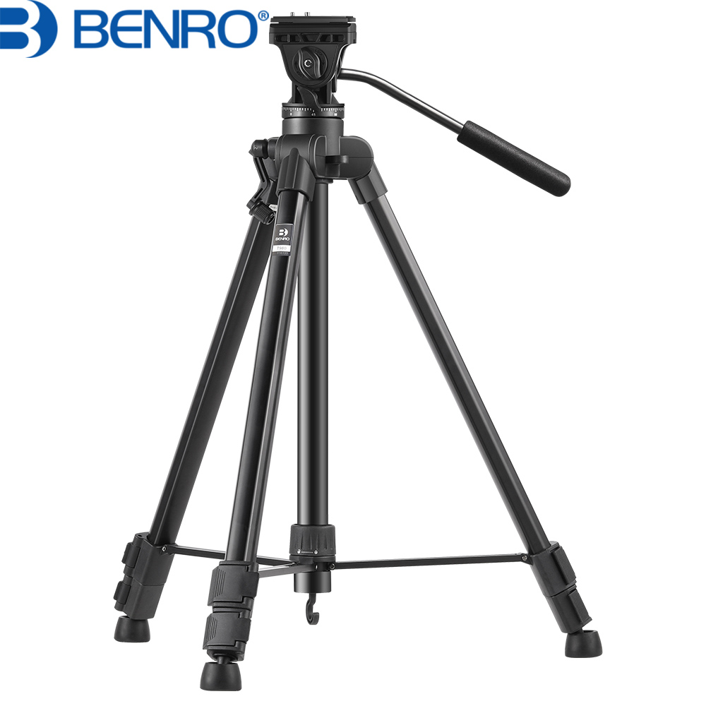 Benro T980 - T980EX Photo and Video Hybrid Tripod with Fluid Head (11 lb Payload)