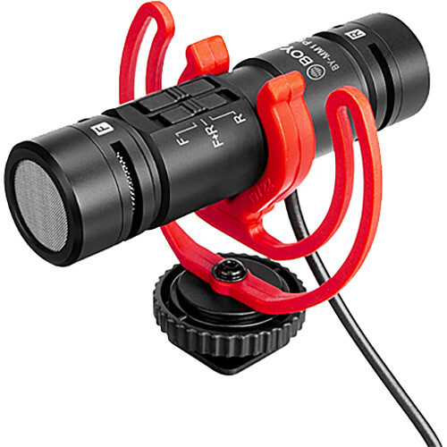 BOYA BY-MM1 PRO Ultracompact Camera Mount Dual Capsule Shotgun Microphone