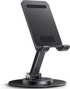 UGREEN 35152 - Phone Stand iPhone Desk Holder Swivel 360° Rotating Base Adjustable Height