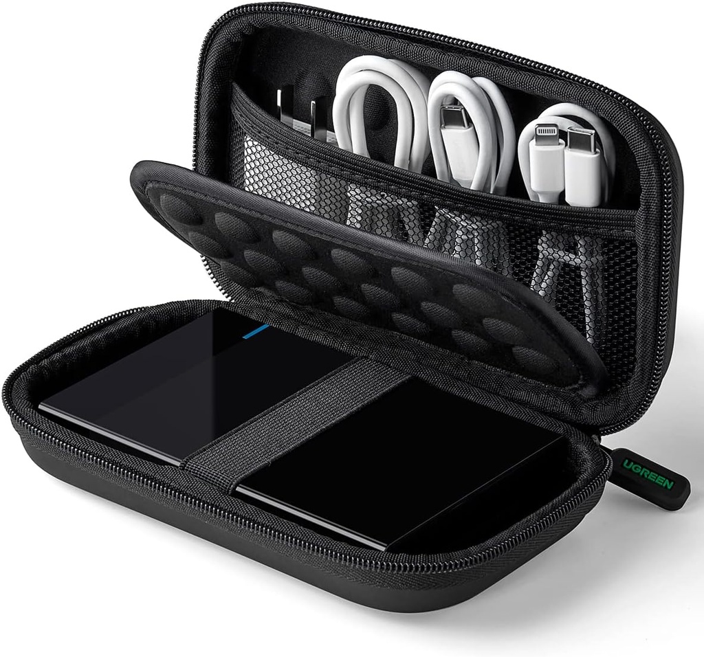 UGREEN 40707 - 2.5 Inch External Hard Drive Case Cover Shockproof Storage Bag Electronic Accessories Waterproof Bag