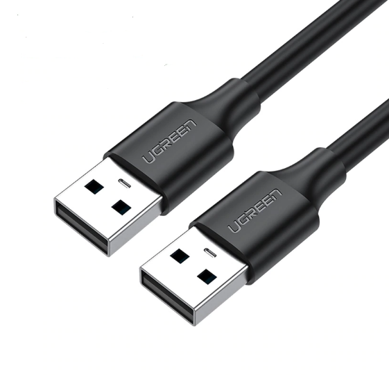 UGREEN US102 USB 2.0 A-Male to A-Male Cable 1m - Black (10309)