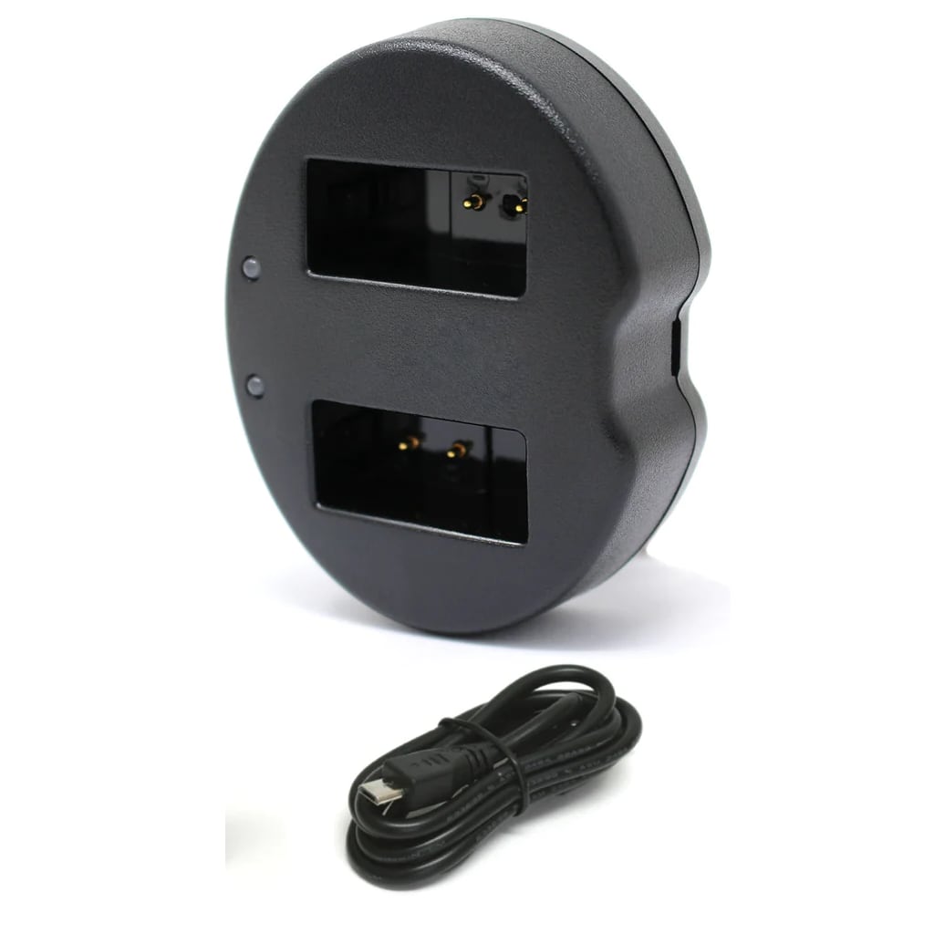 USB Dual Battery Charger for Nikon EN-EL20