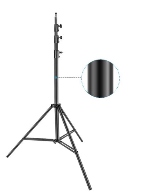 Neewer ST-400 Heavy- Air-Cushioned Duty Light Stand (Black, 13')(10096703)