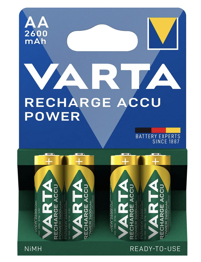 Varta AA Rechargeable NiMH Battery 2600mAh