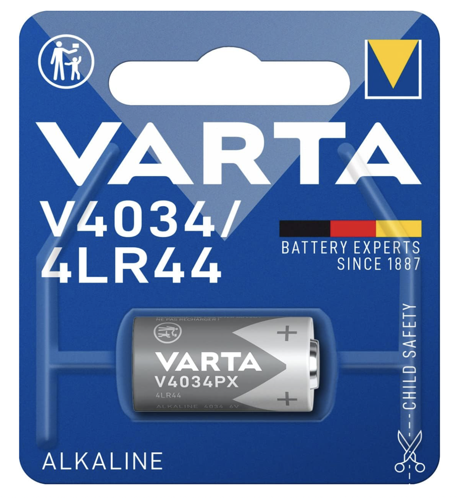 Varta Alkaline 4LR44 6V Battery (V4034PX)