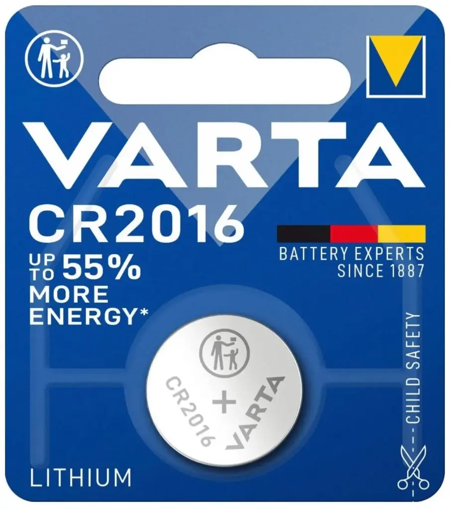 Varta CR2016 3V Lithium Coin Battery