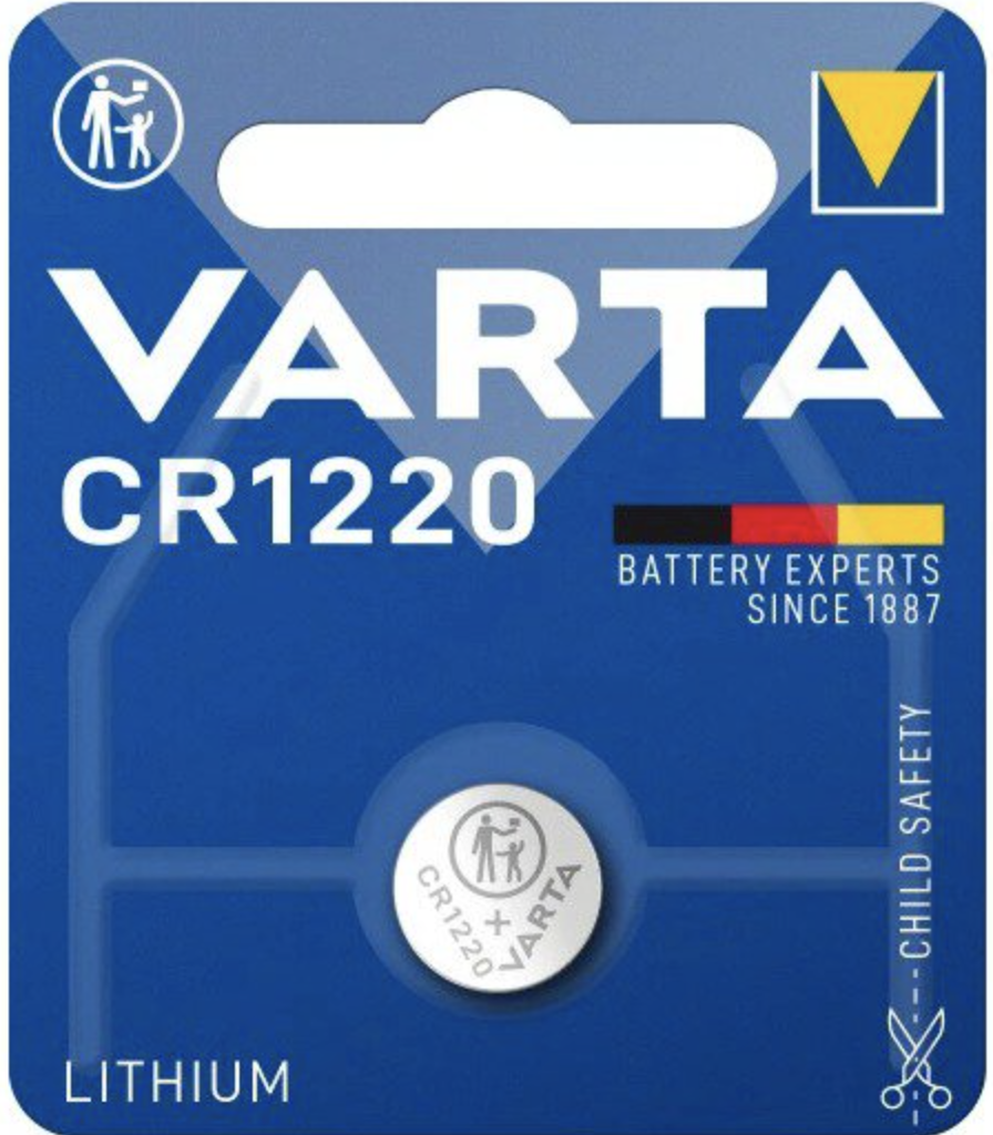 Varta CR1220 3V Lithium Coin Battery