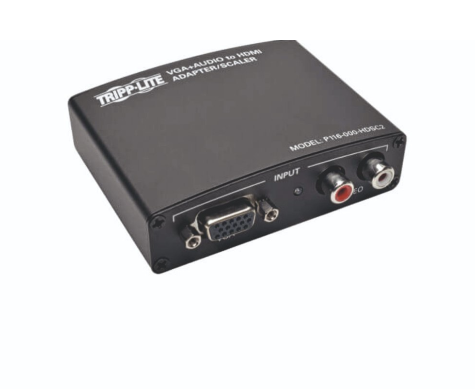 VGA + Audio to HDMI Converter with RCA and Power