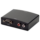 VGA + R/L Stereo Audio to HDMI Converter (with Power Adapter)