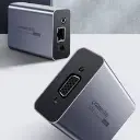 جهاز لتمديد طول سلك الVGA  من خلال سلك ايثرنت CAT 5/CAT 6 يصل حتى 100 متر مع التحكم عن بعد/ Ugreen 60533