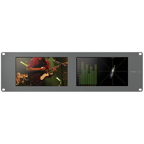 Blackmagic Design SmartScope Duo 4K Rack-Mounted Dual 6G-SDI Monitors MFR #HDL-SMTWSCOPEDUO4K2 • BH #BLSSD42 1 Questions, 2 Answers