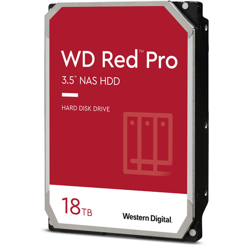 WD Red Pro 18TB WD181KFGX 3.5" NAS Hard Drive (SATA 6Gb/s)