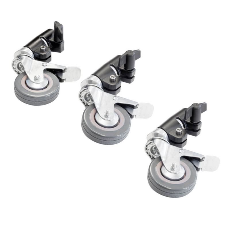 Caster Wheel Set for C-Stand