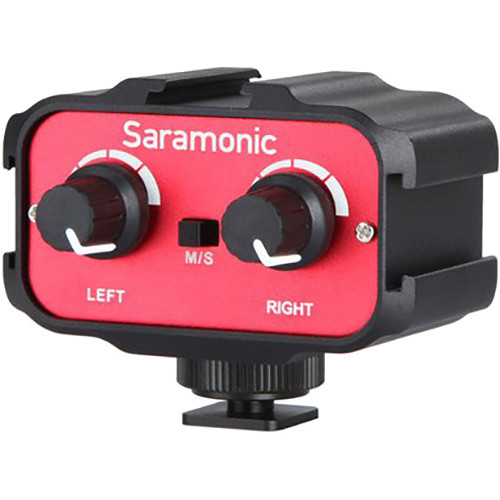 Saramonic SR-AX100 Passive 2-Channel Audio Adapter for DSLR Cameras