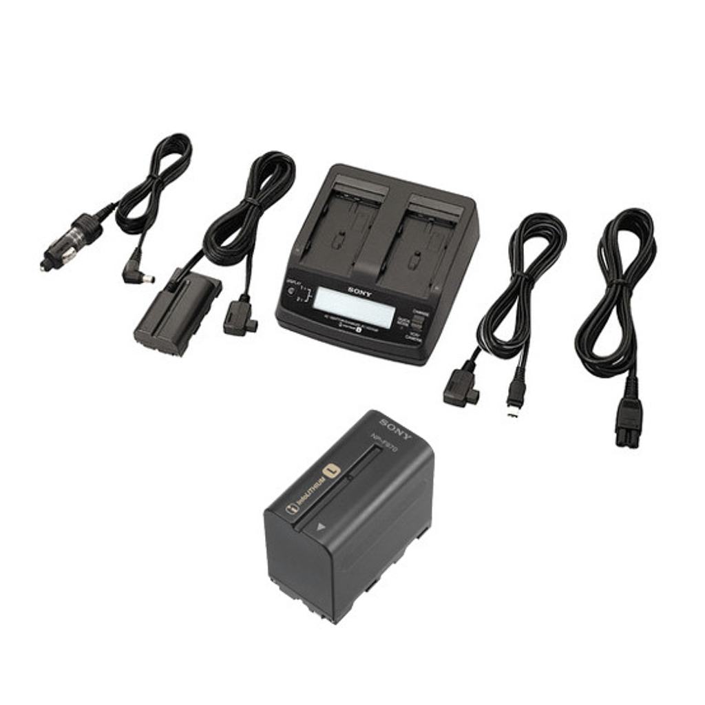 Sony AC Adapter / Twin Charger and NP-F970 Info-Lithium Battery Kit