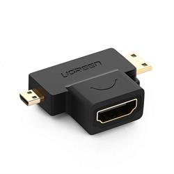 UGREEN MICRO+MINI HDMI/M TO HDMI/F ADAPTER