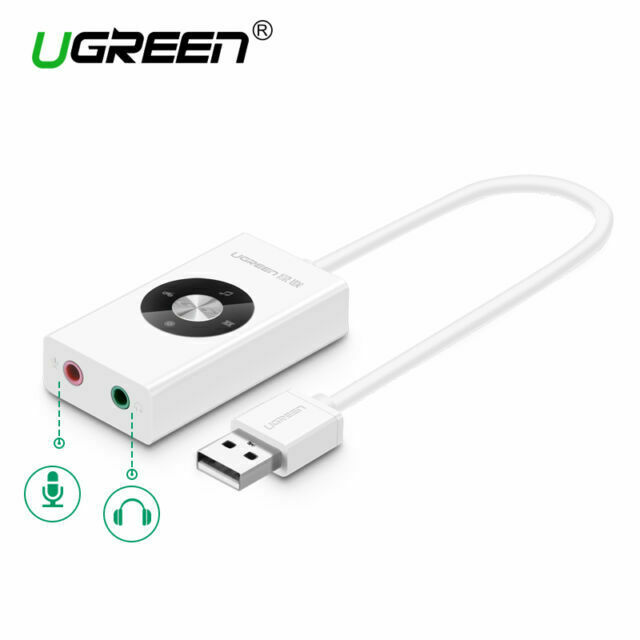 Ugreen Model: 30448 USB 2.0 External Stereo Sound Adapter