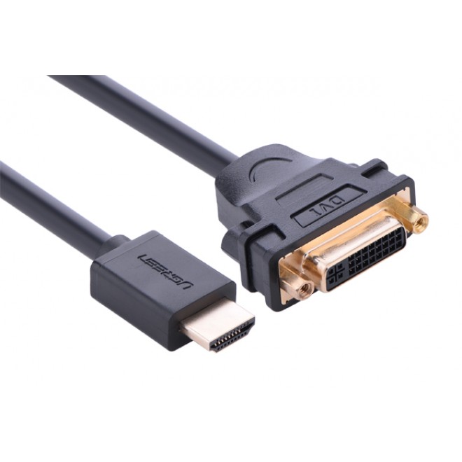 سلك تحويل من HDMI male الى DVI female يو جرين / UGREEN 20136