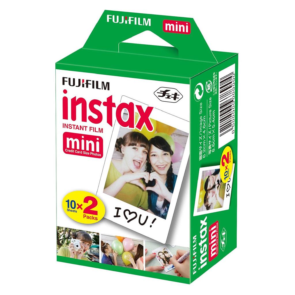 Fujifilm Instax Mini Film 2 Pack 20 Sheets per Pack