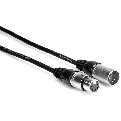 DMX 5-Pin XLR Male to 5-Pin XLR Female Extension Cable 30m  