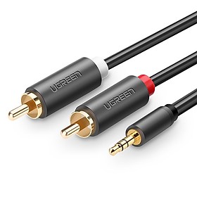 UGREEN Model:10772 AV102 3.5mm to 2RCA male cable 