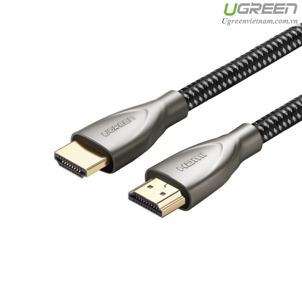 كابل HDMI 2.0 مع غطاء الياف الكربون بطول 3 متر / UGREEN 50109”HD131