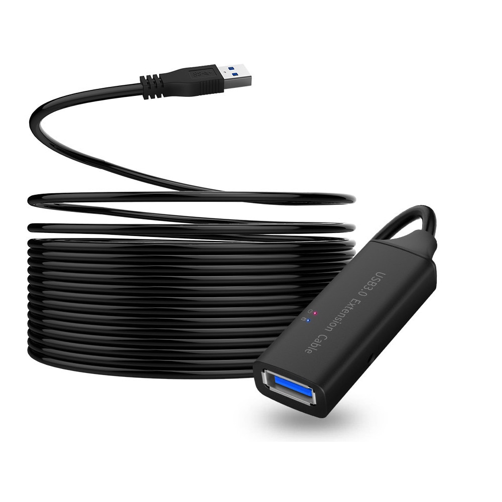 USB 3.0 Active Extension Cable USB 10M , Black / UGREEN 20827