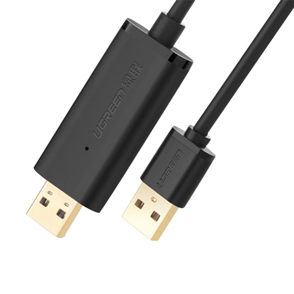 كابل ربط الداتا USB 2.0 بطول 2 متر (اسود) / UGREEN 20233”US166