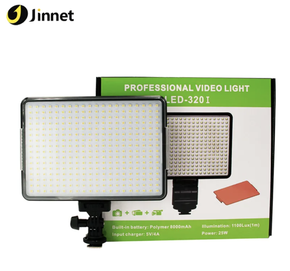 JNT LED-320I 20W 3200K-5500K Professional Led Video Light Built-in Battery 8000mah