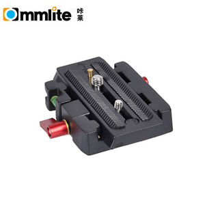 Commlite Quick Release Adapter Mount Plate for Tripod Head