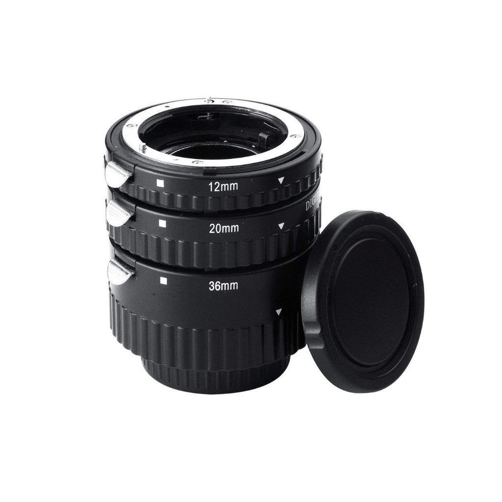 Commlite CM-ME-AFN Macro Extension Tube Set TTL Autofocus for Nikon Lenses - METAL