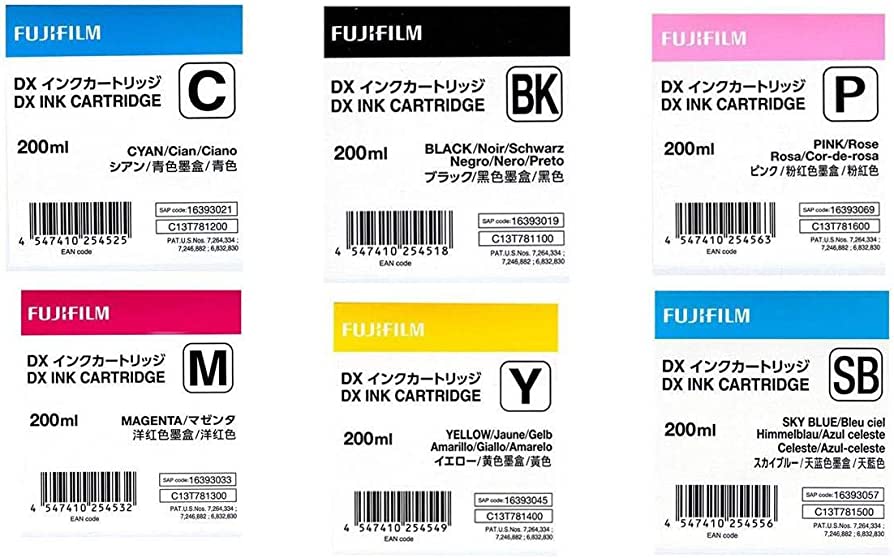 Fujifilm DX 200ml Ink Cartrige CYAN