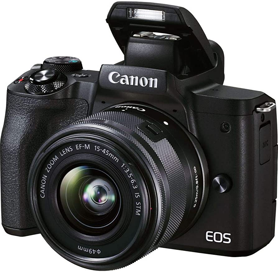 Canon EOS M50 Mark II Mt + EF-M 15-45mm is STM Kit