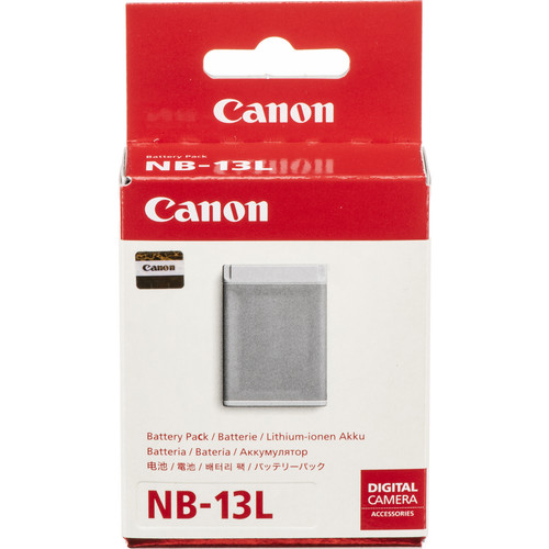 Canon NB-13L Lithium-Ion Battery Pack (3.6V, 1250mAh)