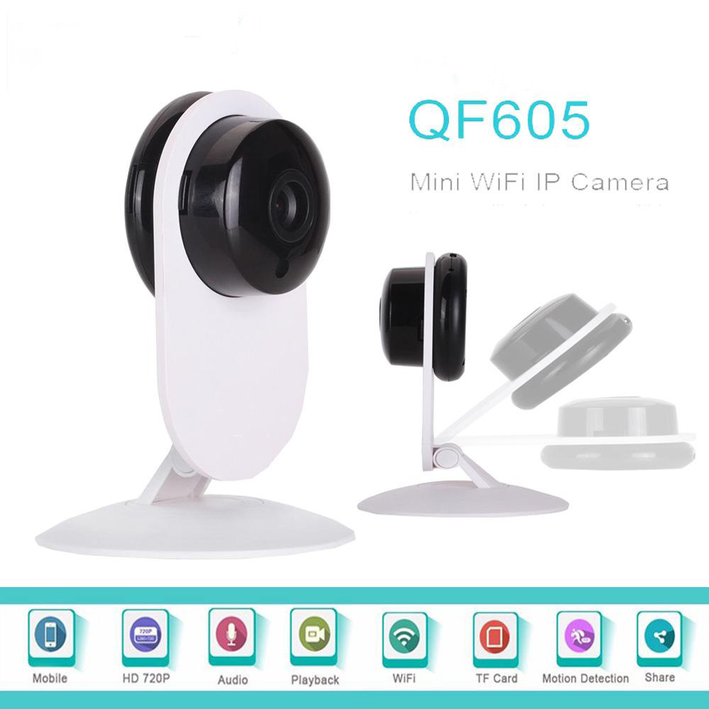 Baby Camera QF605 mini home wifi ip camera cctv security camera night vision