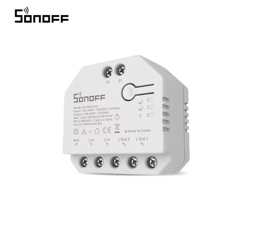 SONOFF DualR3 Lite DIY Smart Switch (Dual WiFi)